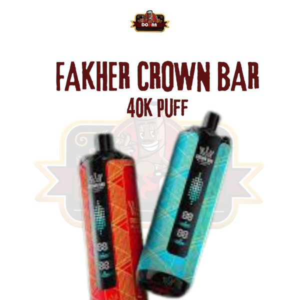 شيشة الفاخر كراون 40 الف ALFAKHER  crown bar 40k puffs